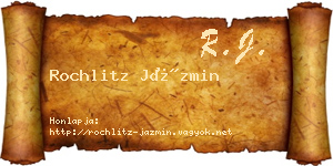 Rochlitz Jázmin névjegykártya